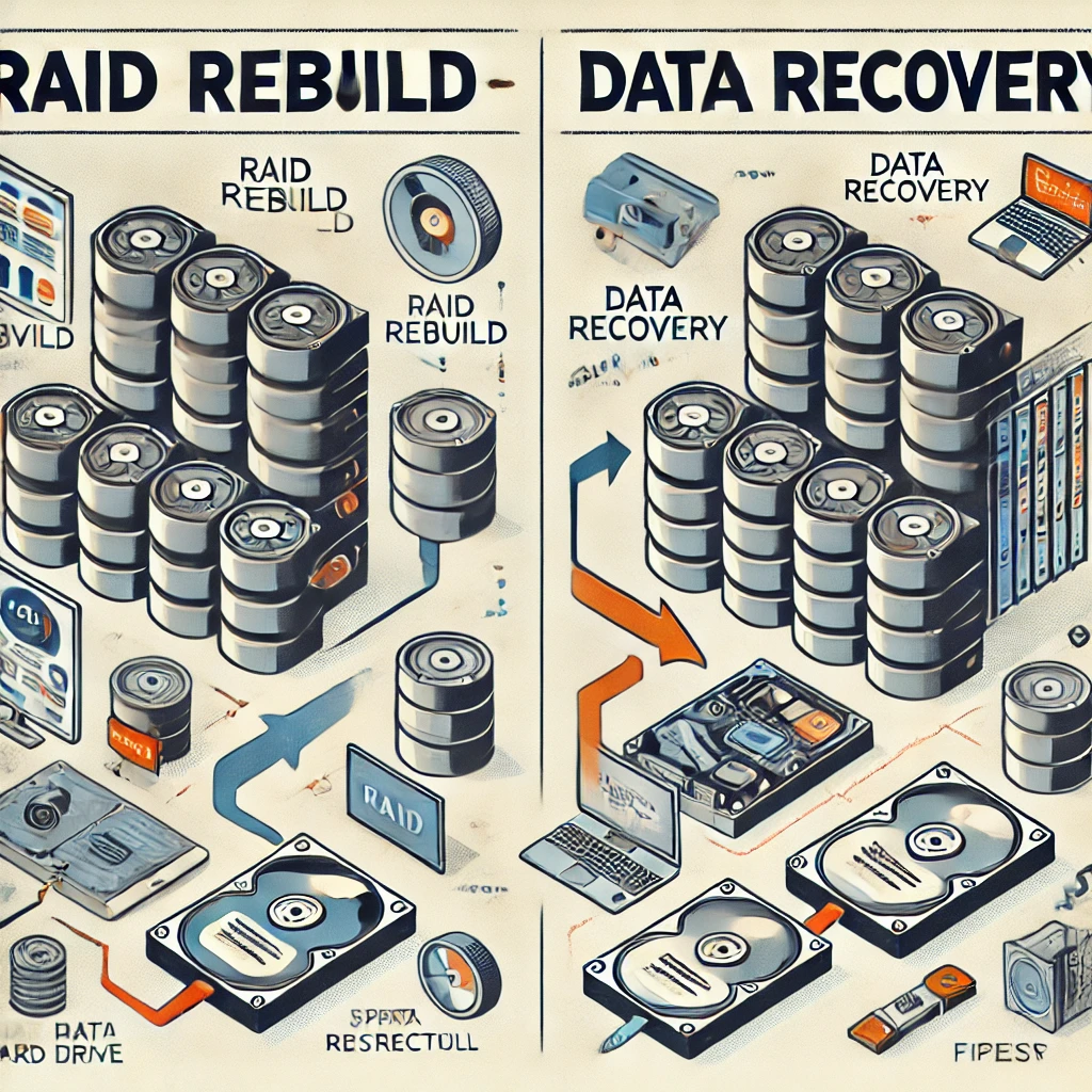 RAIDリビルドとデータ復旧の違いについて