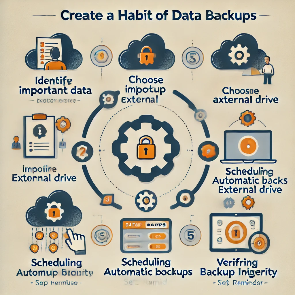 バックアップの習慣を作るための簡単なステップ