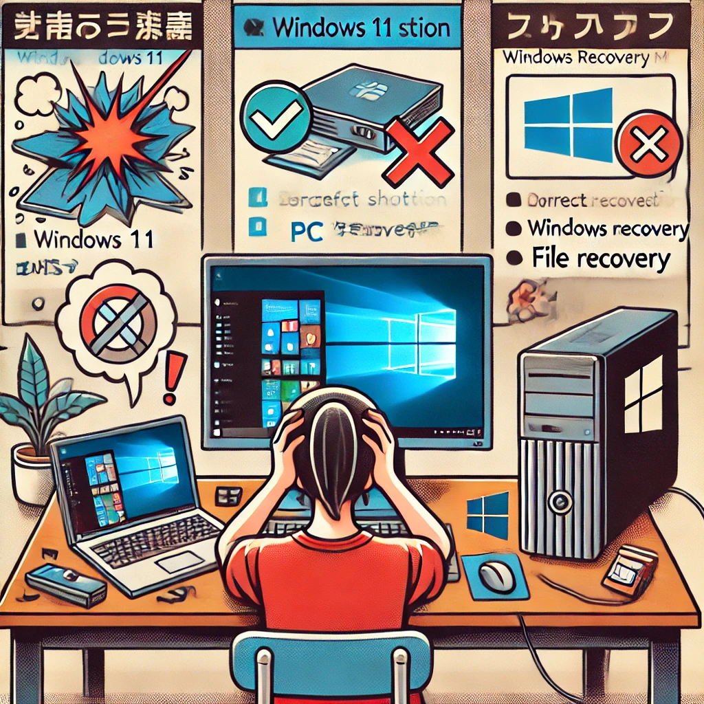 【Windows 11対応】PCのクラッシュ後にデータを復旧する方法